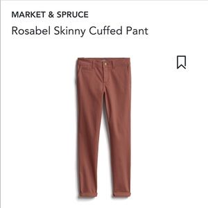 Market & Spruce Rosabel Skinny Cuffed Pant